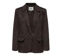 ONLY Onlina Life L/S Faux Suede Blazer TLR, Pastel de Chocolate, 44 Mujeres