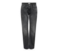 ONLY Onljane MW Str JNS Tai Jeans, Grey Denim, 30W x 32L para Mujer