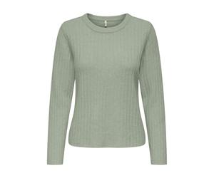 ONLY Onljeanett Life LS Rib O-Neck CC Knt, Desert Sage, XS para Mujer
