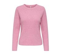 ONLY Onljeanett Life LS Rib O-Neck CC KNT Mujer, Sea Pink, S