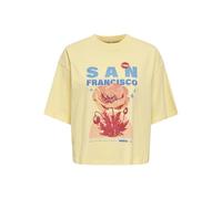 ONLY Onljossi S/S Life O-Neck Top Box Jrs, Sunlight, XS Mujeres