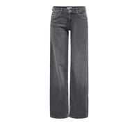 ONLY Onljudy LW Wide Leg Dnm Tai Jeans, Grey Denim, 26W x 32L para Mujer