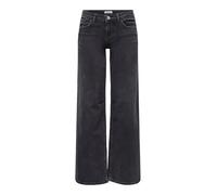ONLY Onljudy LW Wide Leg Dnm Tai Jeans, Negro Lavado, 29W x 32L para Mujer