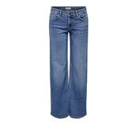 ONLY Onljudy-O LW Wide Leg DNM Tai712 Noos, Medio De Mezclilla Azul, S