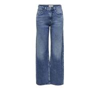 Only Onljuicy Hw Wide Dnm Dcc637 Noos Pantalones vaqueros, Mujer, Medium Blue Denim, 25W / 32L