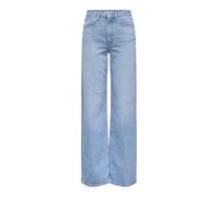 Only Onljuicy HW Wide Leg Rea141 DNM Noos, Mezclilla De Color Azul Claro, 28W x 32L