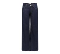 Only Onljuicy LW Wide Leg Dnm Rinse Mae Noos, Dark Azul Denim, 32W / 32L Mujeres
