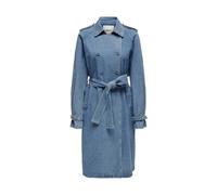 ONLY- Onljuliette Ls Dnm Qyt Trench Coat- Coats- Mujer- Azul- S- Onljuliette Ls Dnm Qyt Trench Coat