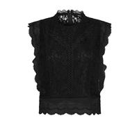 ONLY ONLKARO S/L Lace Top WVN Camiseta sin Mangas, Black, XS De Las Mujeres