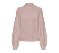 ONLY Onlkatia LS Detail Cuello Alto CC Knt Jersey de Punto, Rosa Smoke/Detail:Melange, S para Mujer