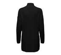 ONLY Onlkatia LS Long Slit Highneck Knt Jersey de Punto, Negro, M para Mujer
