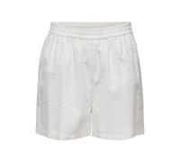 ONLY Onlkelly Emb WVN - Pantalones Cortos para Mujer, Cloud Dancer, XL