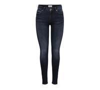 ONLY ONLKENDELL Vaqueros Ajustados para Mujer, Cintura Media, Ajustados, Dark Azul Denim, 26W / 32L