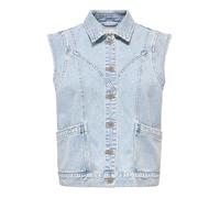 ONLY Onlkennedy Sl Dnm Waistcoat Bj Noos, Mezclilla De Color Azul Claro, M