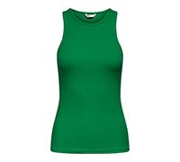 Only Onlkenya Camiseta de Tirantes Acanalada para Mujer JRS Noos, Verde Jolly, S