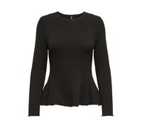 ONLY Onlkenya L/S Peplum Top Jrs, Pastel de Chocolate, M Mujeres