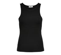 ONLY Onlkenya Life Rib Tank Top Jrs Noos Camiseta de Tirantes Anchos, Negro, XL para Mujer