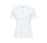 ONLY Onlketty Life S/S O-Neck Top Box CS Jrs, Blanco Brillante, XXL Mujeres