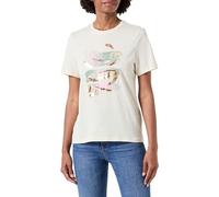 ONLY Onlkita Reg S/S Mix Top Box CS Jrs Ex. Camiseta, Abedul/Estampado: Dream on, S para Mujer