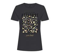 ONLY Onlkita Reg S/S Mix Top Box CS Jrs Ex. Camiseta, Phantom/Print:Attitude, S para Mujer