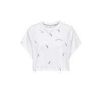 Only Onlkita S/S Toucans Top Box Jrs Camiseta, Blanco 01, S para Mujer