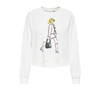 ONLY Onllabinet L/S O-Neck Swt, Cloud Dancer, L para Mujer