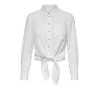 ONLY ONLLECEY LS Knot DNM Shirt Noos Blusas, Cloud Dancer, S para Mujer
