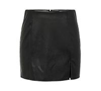ONLY Onlleni Faux Leather Slit Skirt Pnt Noos Falda, Negro, M Mujeres