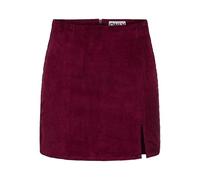 ONLY Onlleni-Global - Falda de Pana Corta, Rojo Oscuro, S