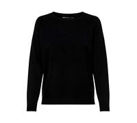 ONLY Onllesly Kings L/S Pullover Knt Noos Suéter, Negro (Black Black), M Mujer