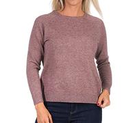 ONLY Onllesly Kings L/S Pullover Knt Noos Suéter, Rosa Browndetail:w. Melange, S (EU)