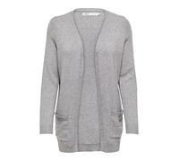 Only Onllesly L/S Open Cardigan KNT Noos Cárdigan de Punto para Mujer, Ultimate Grey, S