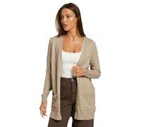 Only Onllesly L/S Open Cardigan Knt Noos Suéter Cárdigan, Beige, M para Mujer