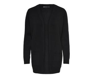 ONLY Onllesly L/S Open Cardigan Ptt Fn KNT, Negro, M