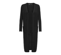 ONLY Onllesly L/S Open Long Cardigan Knt Noos Suter crdigan, Negro, S para Mujer