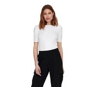 ONLY Onllive Love 2/4 Pufftop Jrs Noos Top, Blanco, Extra-Small Mujeres