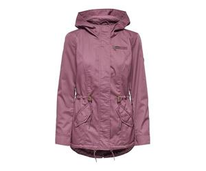 ONLY Onllorca Life Canvas Parka CC Otw, marrón, M Mujeres