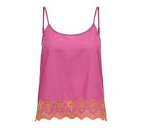 ONLY ONLLOU Life EMB Singlet PTM - Camiseta para Mujer, Fucsia y Morado, XL
