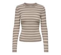 ONLY Onllouisa L/S Pullover Knt Nca Jersey, Mocha Meringue, S para Mujer