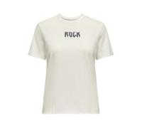 ONLY Camiseta 'ONLLUCY' crema / rosa / negro, Talla M