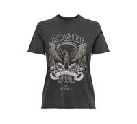 ONLY Onllucy Life Reg S/S Top Box Jrs, Negro, XL Mujer, Negro, XL