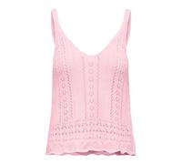 Only Onllyzet Life - Camiseta de Manga Corta para Mujer, Rosa Caramelo., M