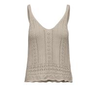 ONLY Onllyzet Life S/L Top Knt Noos, Gris, M Mujeres