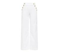 ONLY Onlmadison HW Button Wide DNM 730 Noos, Blanco Denim, 28W / 30L