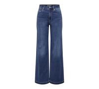 ONLY Onlmadison-Royal HW Wide DNM BF Gua, Dark Azul Denim, M / 32L