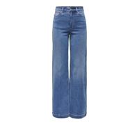 ONLY Onlmadison-Royal HW Wide Dnm BF Gua, Azul Medio (Mezclilla Azul Medio), L / 32L para Mujer