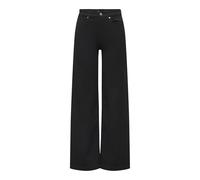 ONLY Onlmadison-Royal HW Wide Dnm, Black Denim, XS / 32L Mujeres