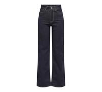 ONLY ONLMADISON Vaqueros Anchos de Pierna Ancha de Cintura Alta Pantalones Vaqueros de Corte Ancho, Dark Azul Denim, M / 32L