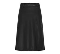 ONLY Onlmagga Otw-Falda de Piel sintética, Negro, S para Mujer