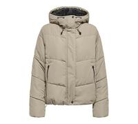 ONLY Onlmaggi Life Short Puffer CC OTW, Silver Mink, L
